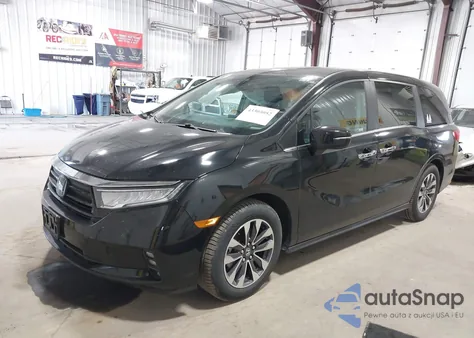 2021 Honda Odyssey Ex-L from USA, damaged, VIN 5FNRL6H76MB030209